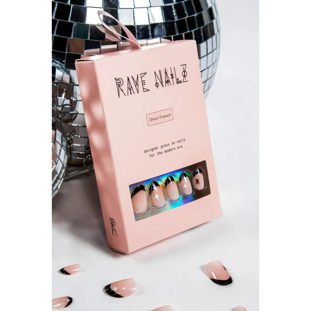 RAVE NAILZ Designer Press On Nails - Disco French-850019909319-LR-359539-6-LR eShop