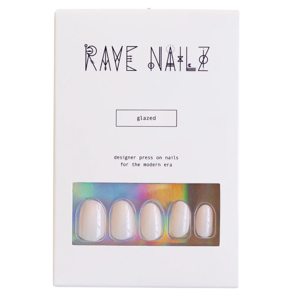 RAVE NAILZ Designer Press On Nails - Glazed-850019909364-LR-359541-1-LR eShop