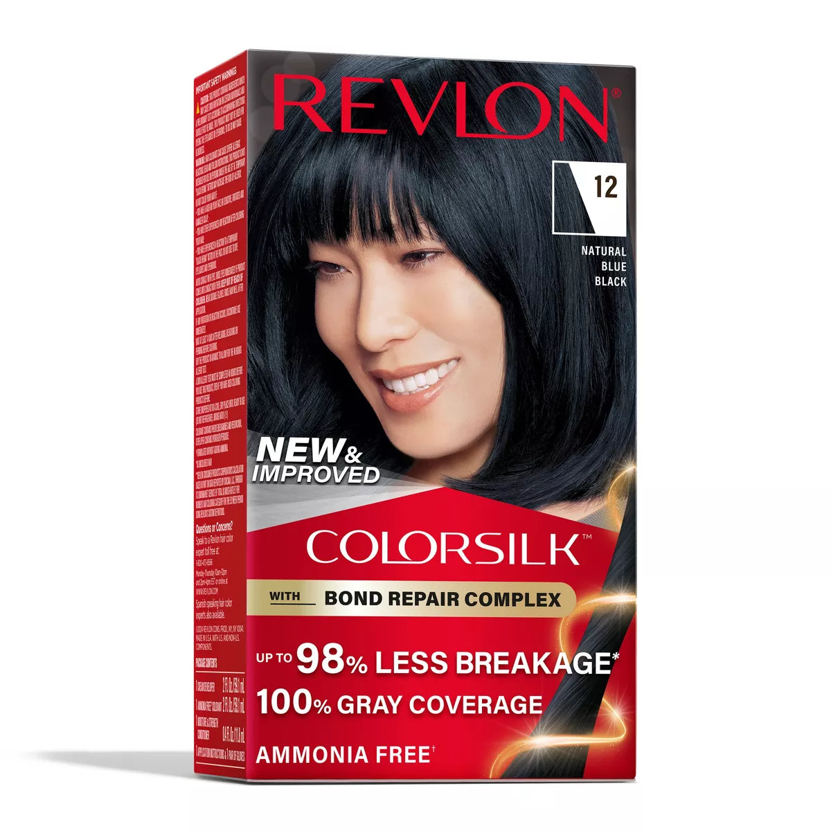 REVLON ColorSilk Permanent Hair Color with Bond Repair Complex - 12 Natural Blue Black-309970185039-LR-344512-1-LR eShop