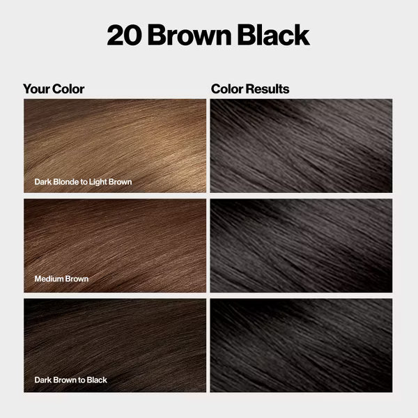 REVLON ColorSilk Permanent Hair Color with Bond Repair Complex - 20 Brown Black-309970185046-LR-344513-3-LR eShop