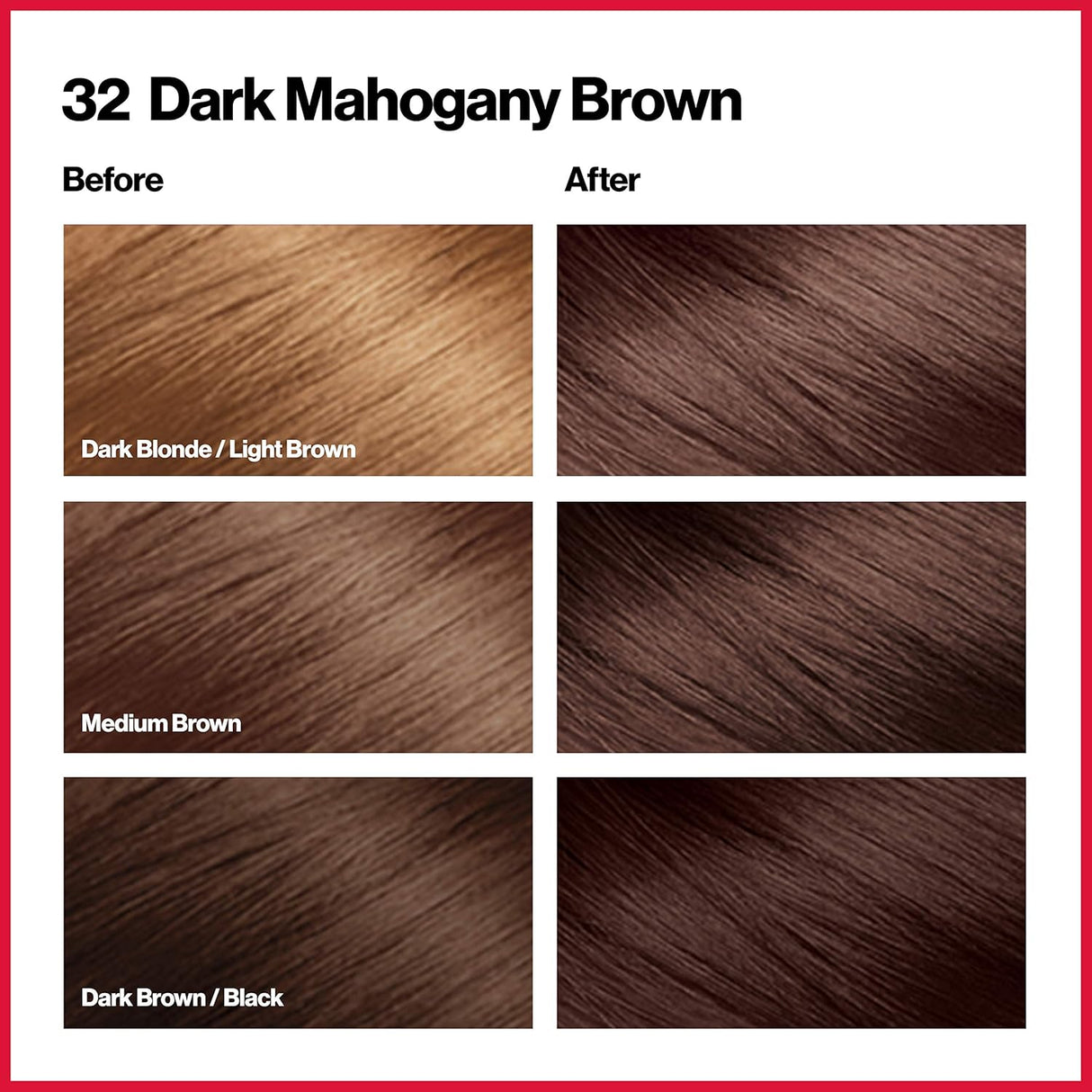 REVLON ColorSilk Permanent Hair Color with Bond Repair Complex - 32 Dark Mahogany Brown-309970184674-LR-349579-3-LR eShop