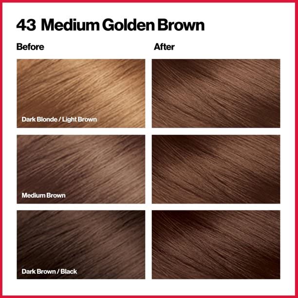 REVLON ColorSilk Permanent Hair Color with Bond Repair Complex - 43 Medium Golden Brown-309970184759-LR-344518-3-LR eShop