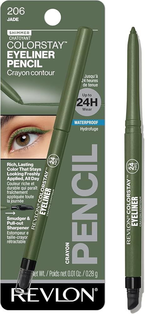 REVLON ColorStay Pencil Waterproof Eyeliner With Built-In Sharpener - 206 Jade-309976734064-LR-274396-1-LR eShop