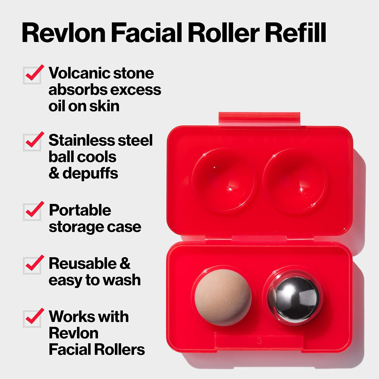 REVLON Facial Roller Refill Pack - Volcanic & Stainless Steel Stones-309970193126-LR-342907-4-LR eShop