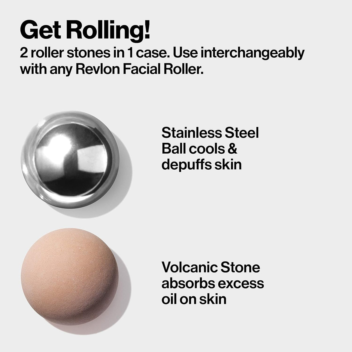 REVLON Facial Roller Refill Pack - Volcanic & Stainless Steel Stones-309970193126-LR-342907-5-LR eShop
