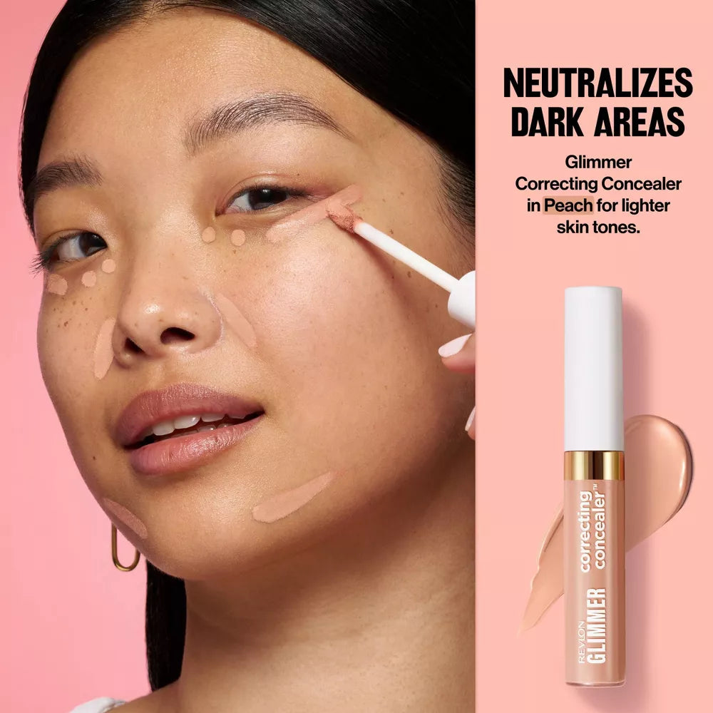 REVLON Glimmer Brightening Concealer - 101 Peach, 0.3 oz-309970282417-LR-358356-3-LR eShop