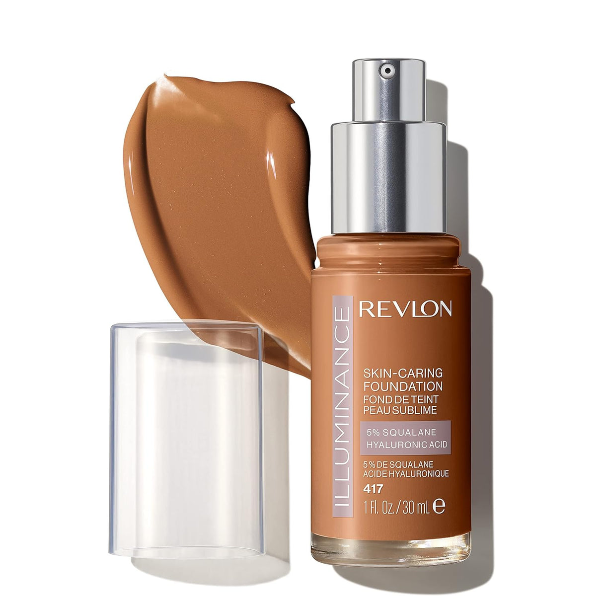 REVLON Illuminance Skin-Caring Foundation - 417 Warm Caramel-309970208974-LR-349525-1-LR eShop