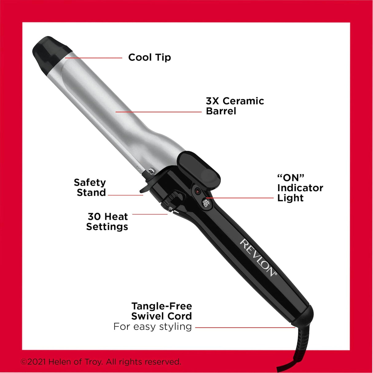 REVLON Perfect Heat Triple Ceramic Curling Iron, 1.25"-761318010814-LR-361103-5-LR eShop
