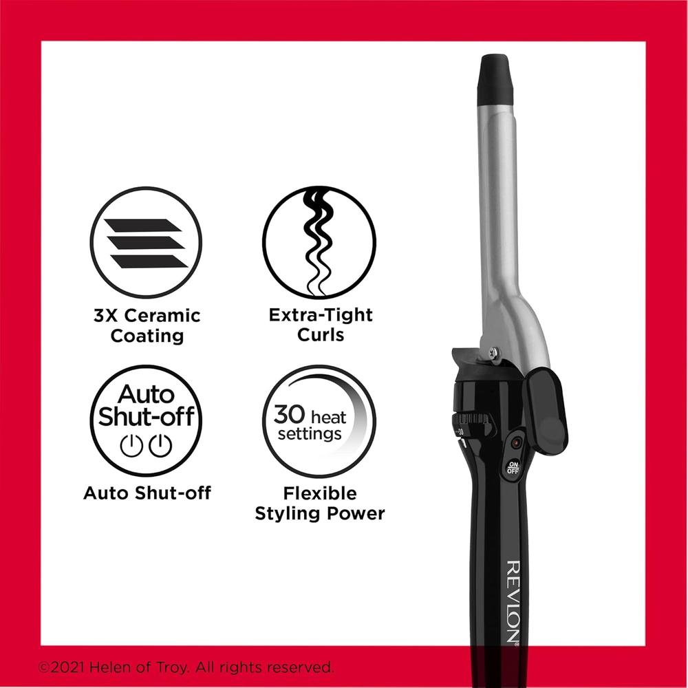 REVLON Perfect Heat Triple Ceramic Curling Iron, 3/4"-761318200529-LR-188355-6-LR eShop