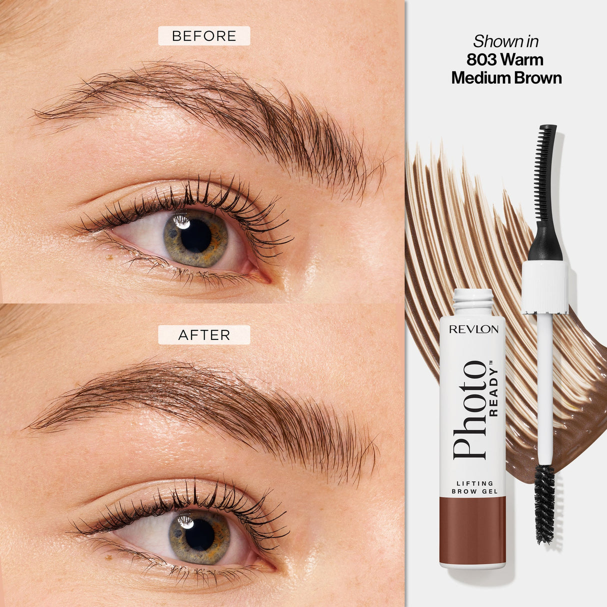 REVLON PhotoReady Lifting Brow Gel - 803 Warm Medium Brown-309970263058-LR-360737-3-LR eShop