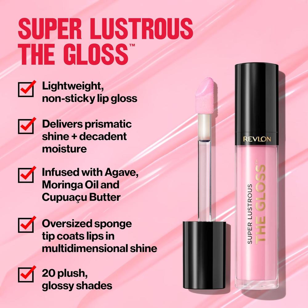 REVLON Super Lustrous The Lip Gloss - 200 Crystal Clear-REVLON-L&R-eshop