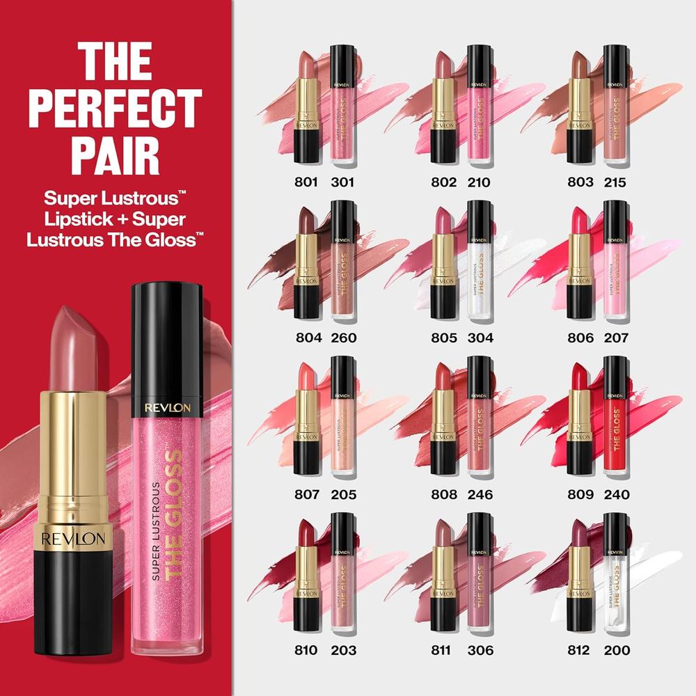 REVLON Super Lustrous The Lip Gloss - 200 Crystal Clear-REVLON-L&R-eshop