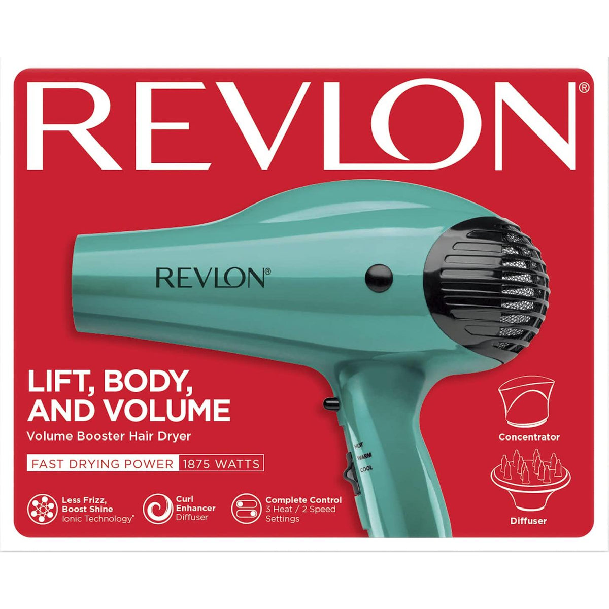 REVLON Volume Booster Hair Dryer - Green-761318350361-LR-355592-1-LR eShop