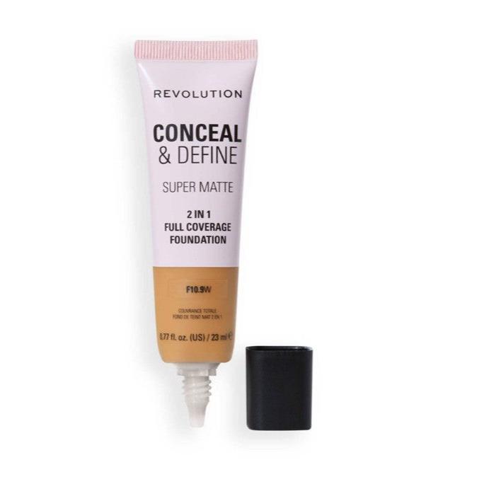 REVOLUTION Conceal and Define Full Coverage Tube Foundation - F10.9W, 0.77 oz-5057566846851-LR-361933-2-LR eShop
