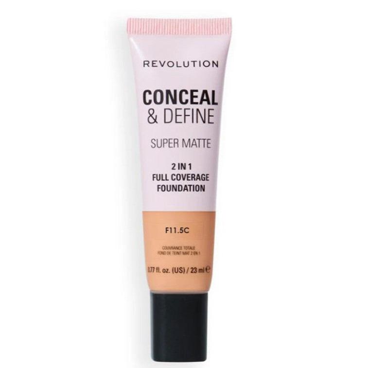 REVOLUTION Conceal and Define Full Coverage Tube Foundation - F11.5C, 0.77 oz-5057566846875-LR-361934-1-LR eShop