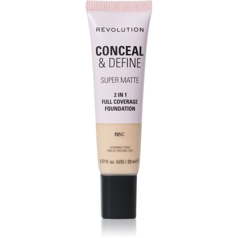 REVOLUTION Conceal and Define Full Coverage Tube Foundation - F2NC, 0.77 oz-5057566846646-LR-361923-1-LR eShop