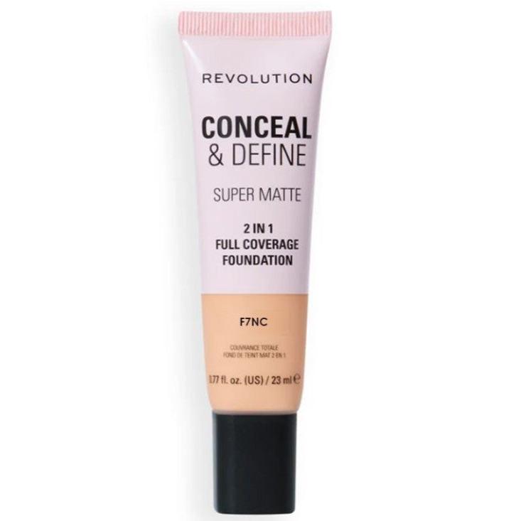 REVOLUTION Conceal and Define Full Coverage Tube Foundation - F7NC, 0.77 oz-5057566846714-LR-361929-1-LR eShop