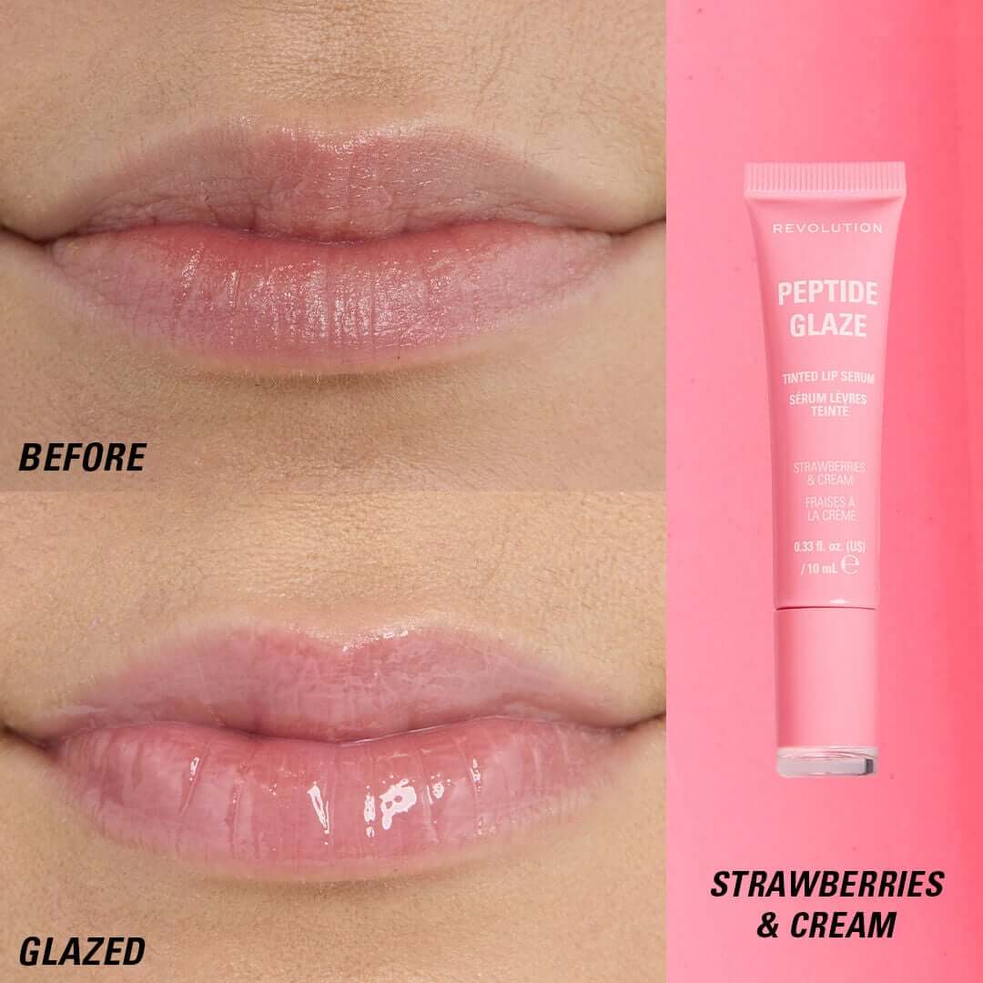 Revolution Peptide Glaze Tinted Lip Serum Strawberries & Cream-5057566893718-LR-363656-4-LR eShop