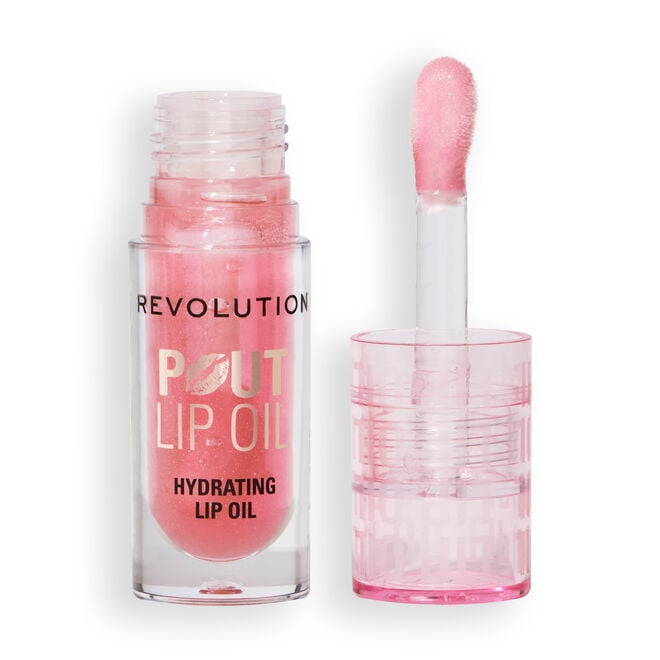 REVOLUTION Pout Lip Oil - Glam Pink Shimmer, 0.13 oz-5057566836616-LR-361912-1-LR eShop