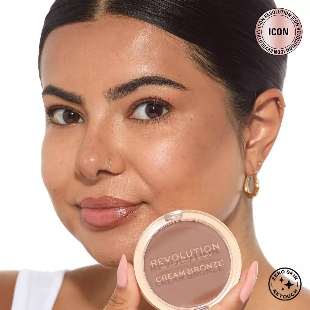 REVOLUTION Ultra Cream Bronzer - Medium - 0.24 oz-5057566556378-LR-361892-4-LR eShop