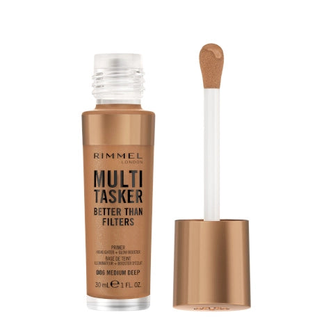 Rimmel London Multi Tasker Better Than Filters 3-in-1 Primer, Highlighter + Glow Booster - 006 Medium Deep-3616305400994-LR-356456-2-LR eShop