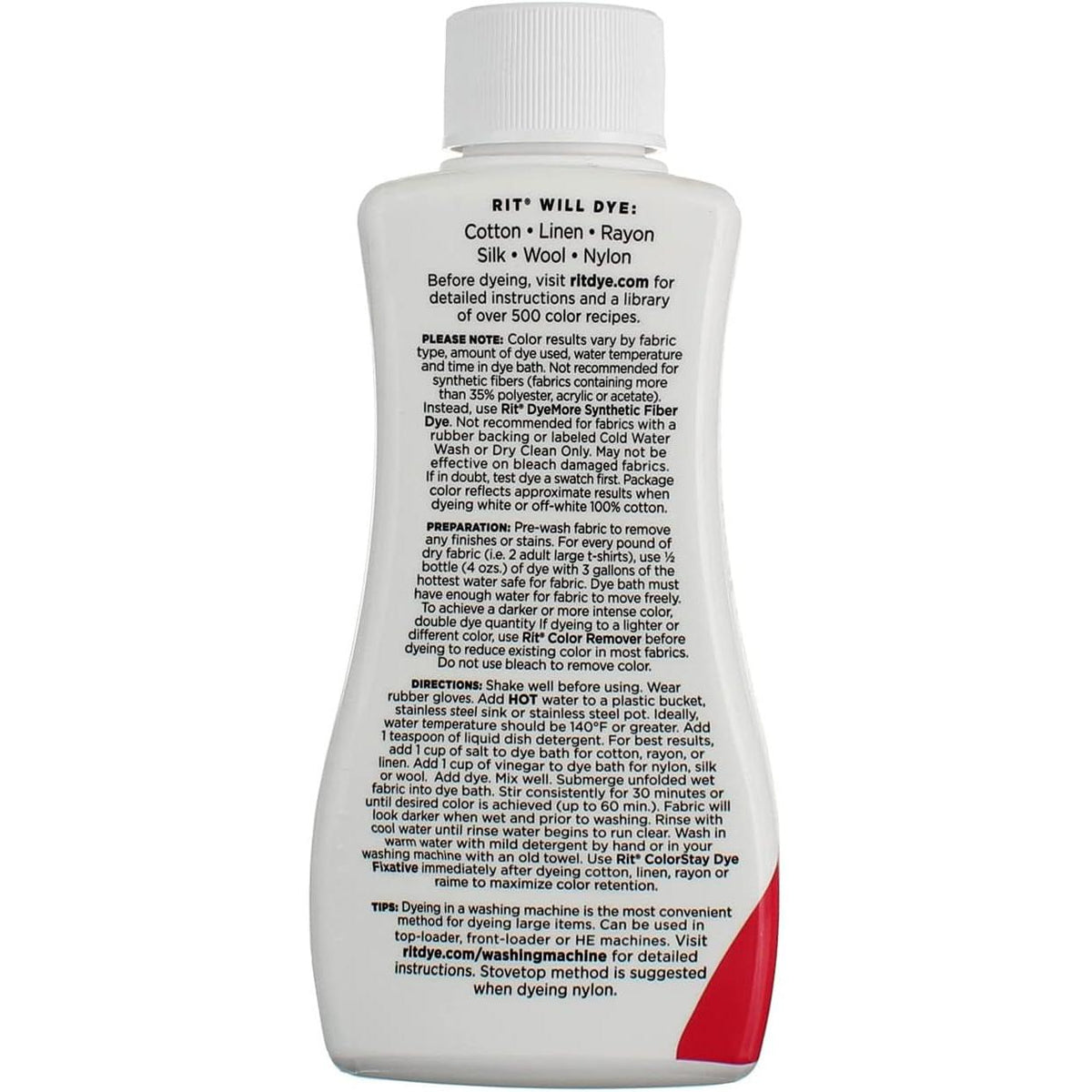 Rit All Purpose Liquid Fabric Dye - Cherry Red, 8 oz-885967882308-LR-301370-4-LR eShop
