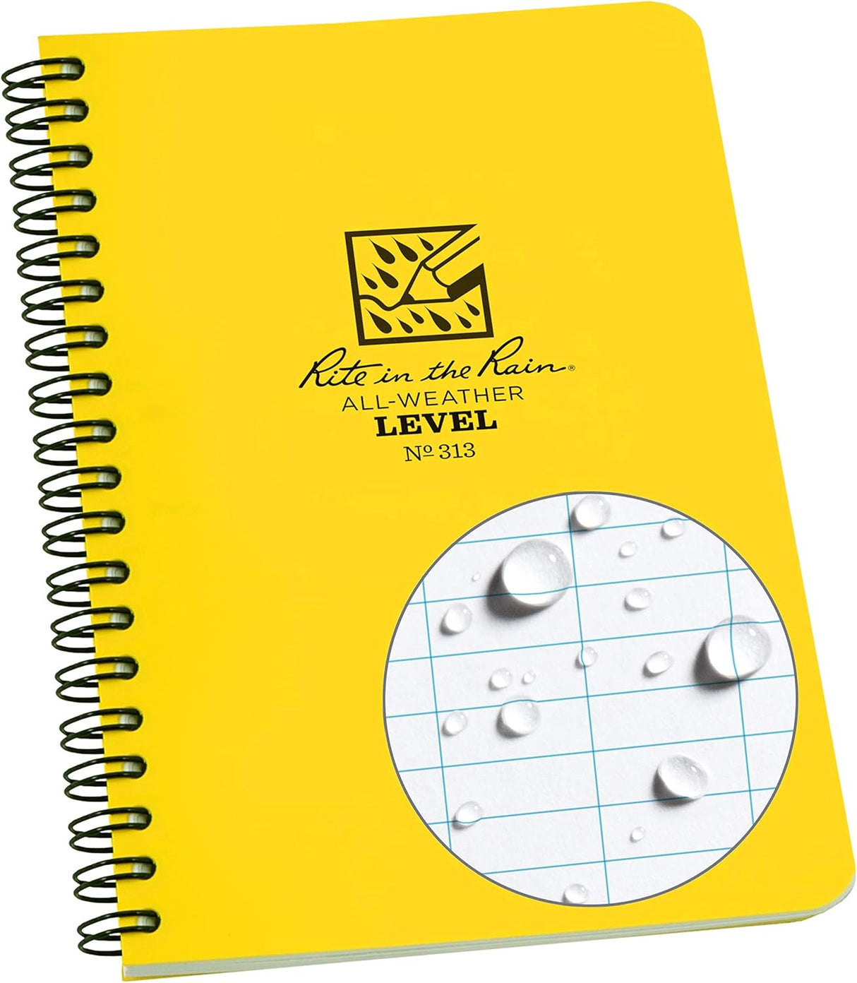 Rite in the Rain Weatherproof Side Spiral Notebook - Level Pattern, 4.625" x 7",-632281313113-LR-324511-2-LR eShop