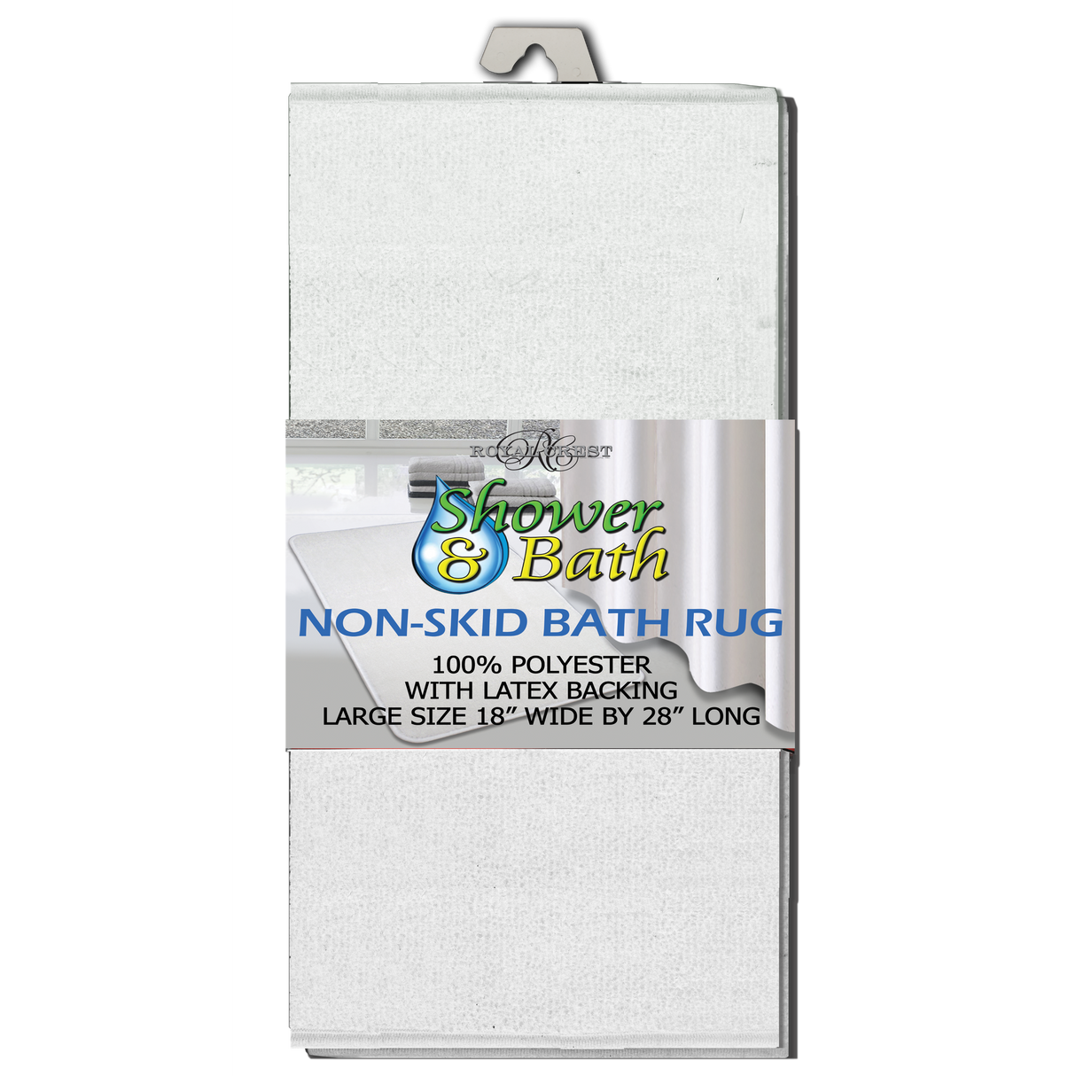 Royal Crest Polyester Bath Rug - White-748209064101-LR-352470-1-LR eShop