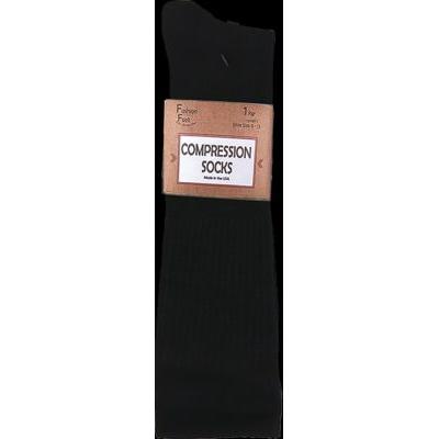 Russell Fashion Foot Men's Moderate Compression Crew Sock - Black, 1 pair-032742864046-LR-353688-1-LR eShop