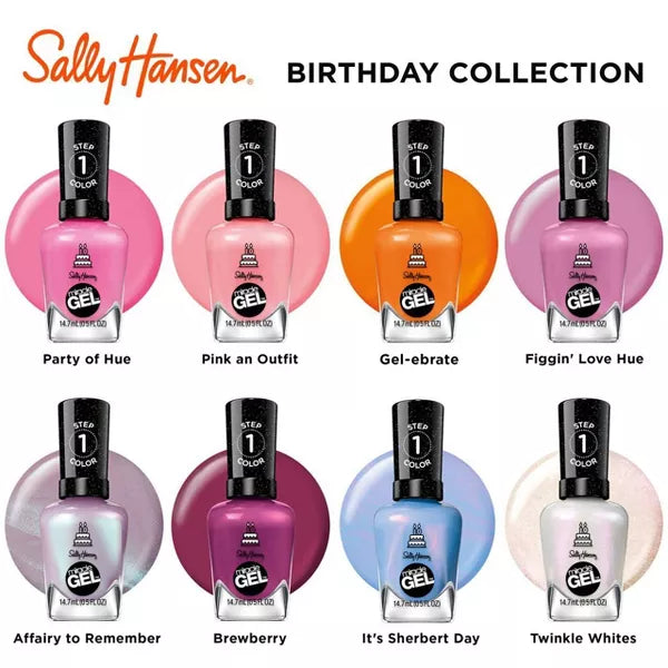 Sally Hansen Miracle Gel Nail Polish, One Gel of a Party Collection - Gelebrate-3616305141118-LR-351791-5-LR eShop