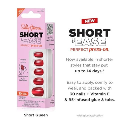 Sally Hansen Salon Effects Perfect Press-on Short'Ease Nails - OV171 Short Queen-3616306367609-LR-360166-4-LR eShop