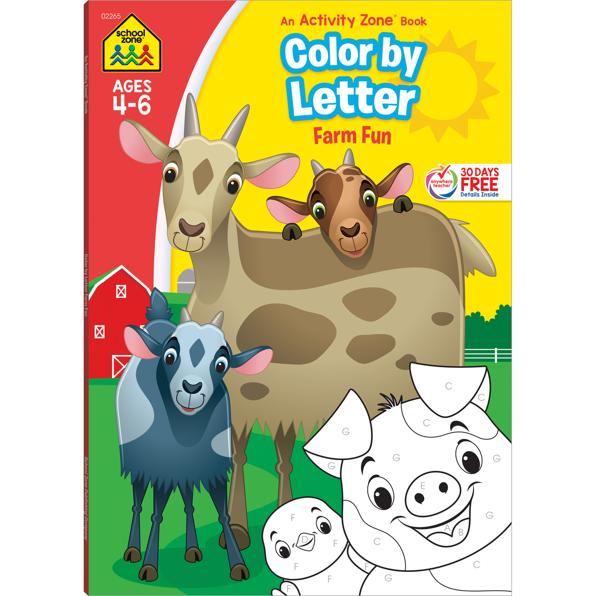 School Zone Color By Letter Farm Fun Workbook-076645022653-LR-353854-2-LR eShop