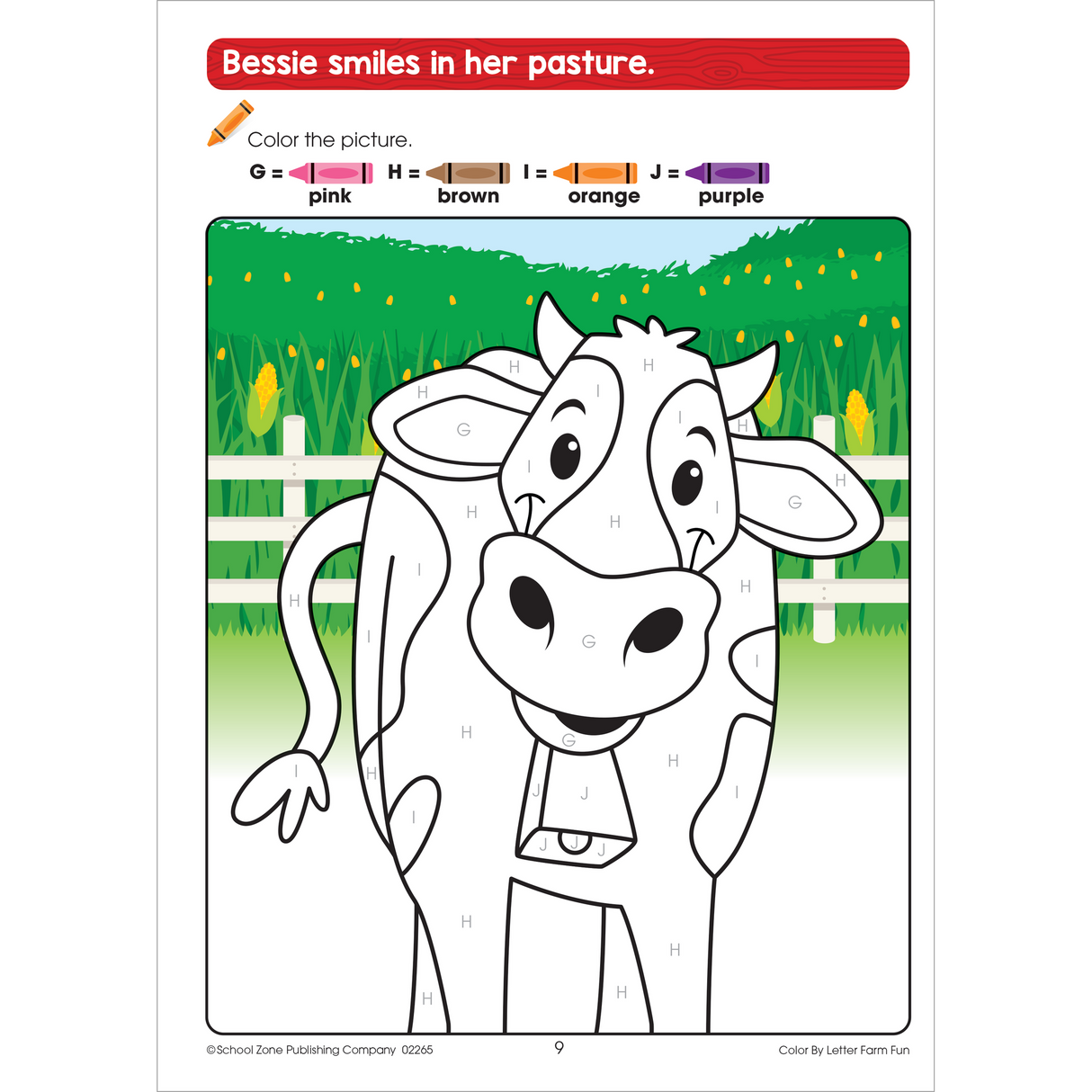 School Zone Color By Letter Farm Fun Workbook-076645022653-LR-353854-4-LR eShop