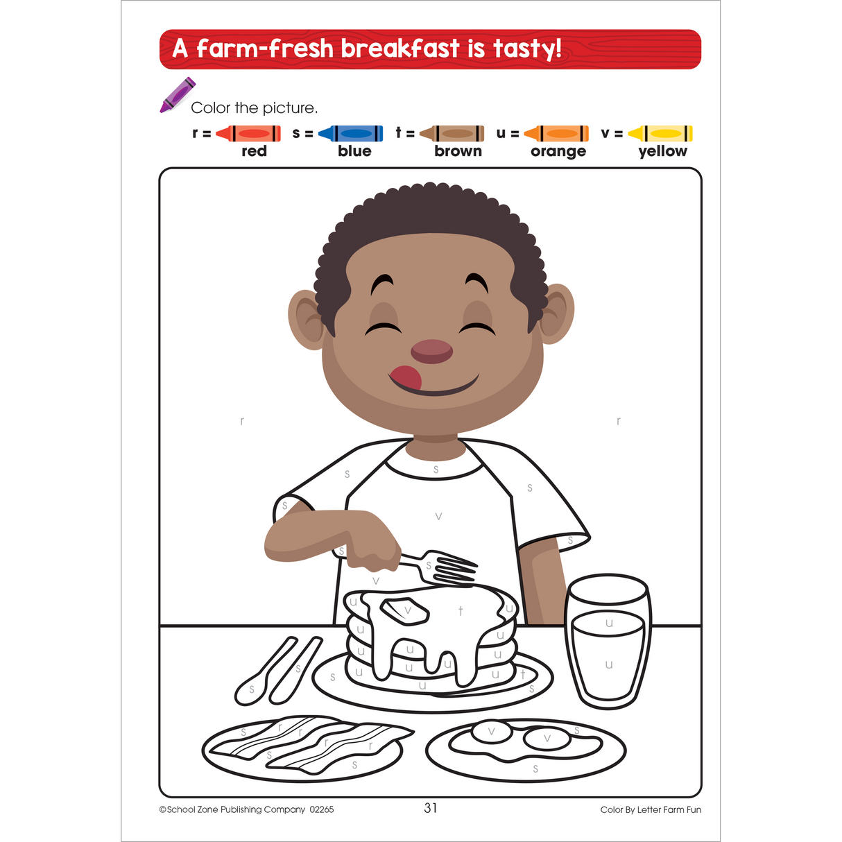 School Zone Color By Letter Farm Fun Workbook-076645022653-LR-353854-6-LR eShop