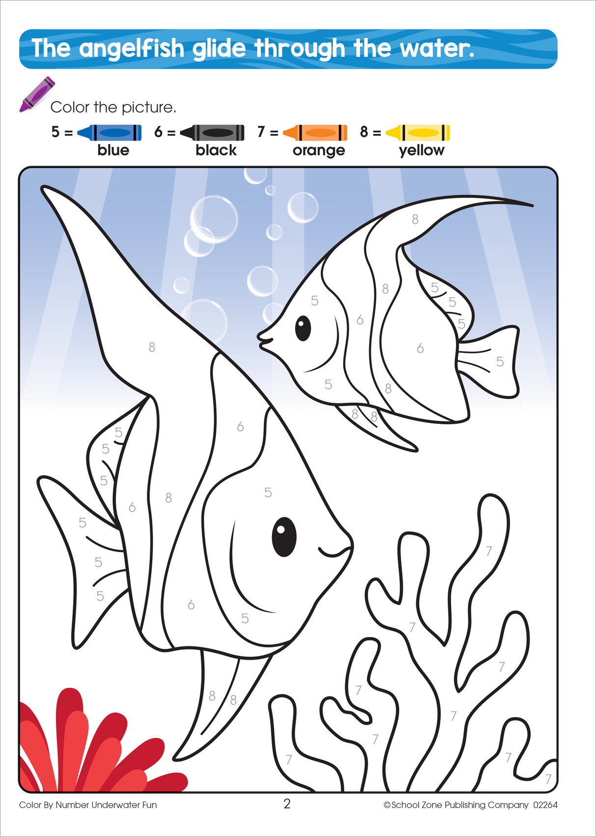 School Zone Color By Number Underwater Fun Workbook-076645022646-LR-353853-2-LR eShop