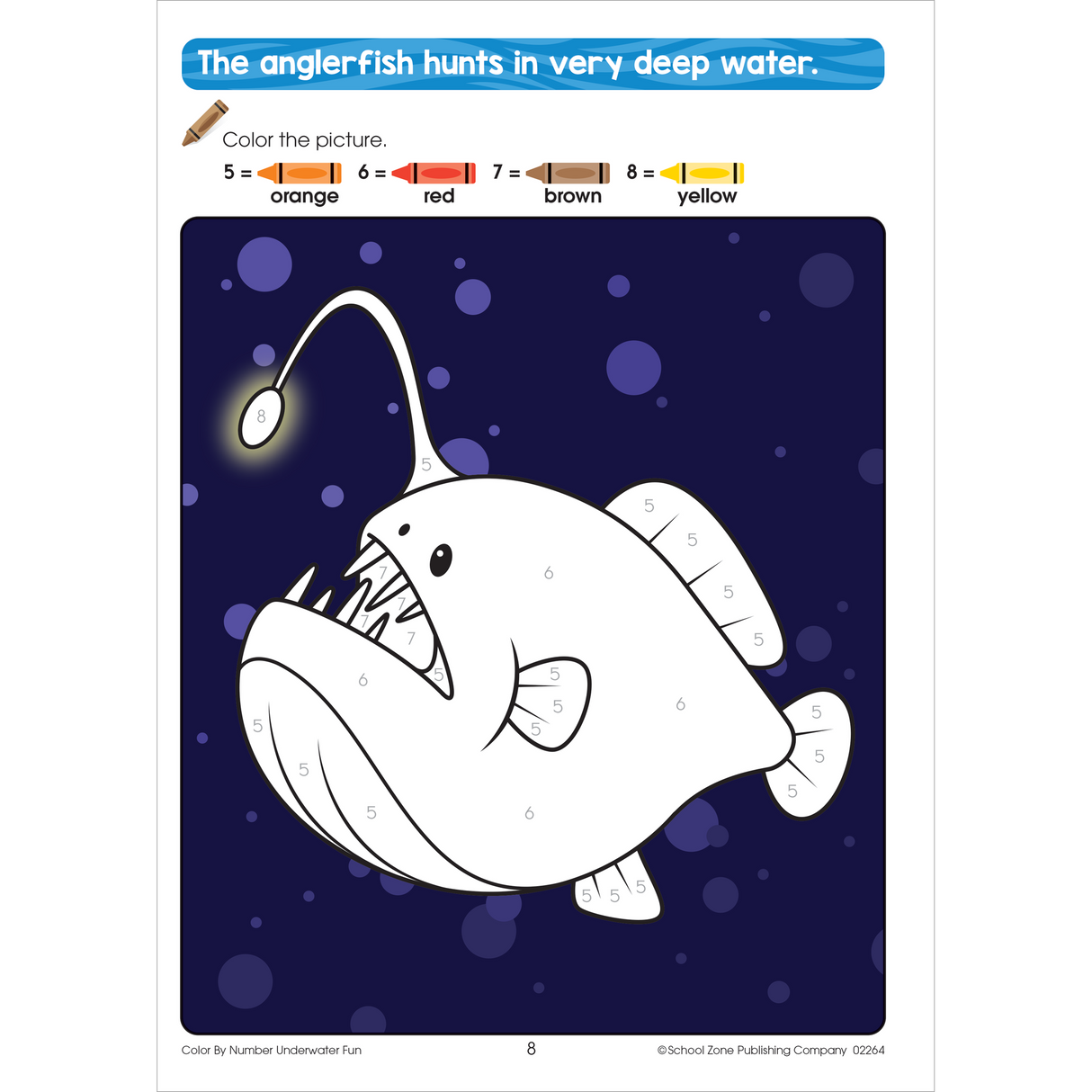 School Zone Color By Number Underwater Fun Workbook-076645022646-LR-353853-3-LR eShop