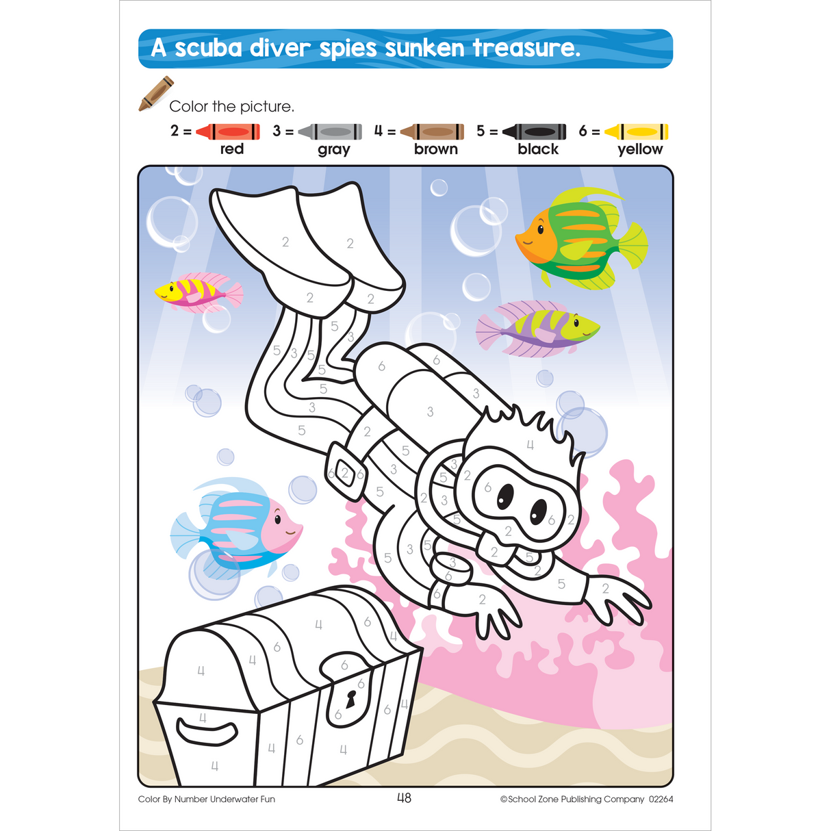 School Zone Color By Number Underwater Fun Workbook-076645022646-LR-353853-5-LR eShop