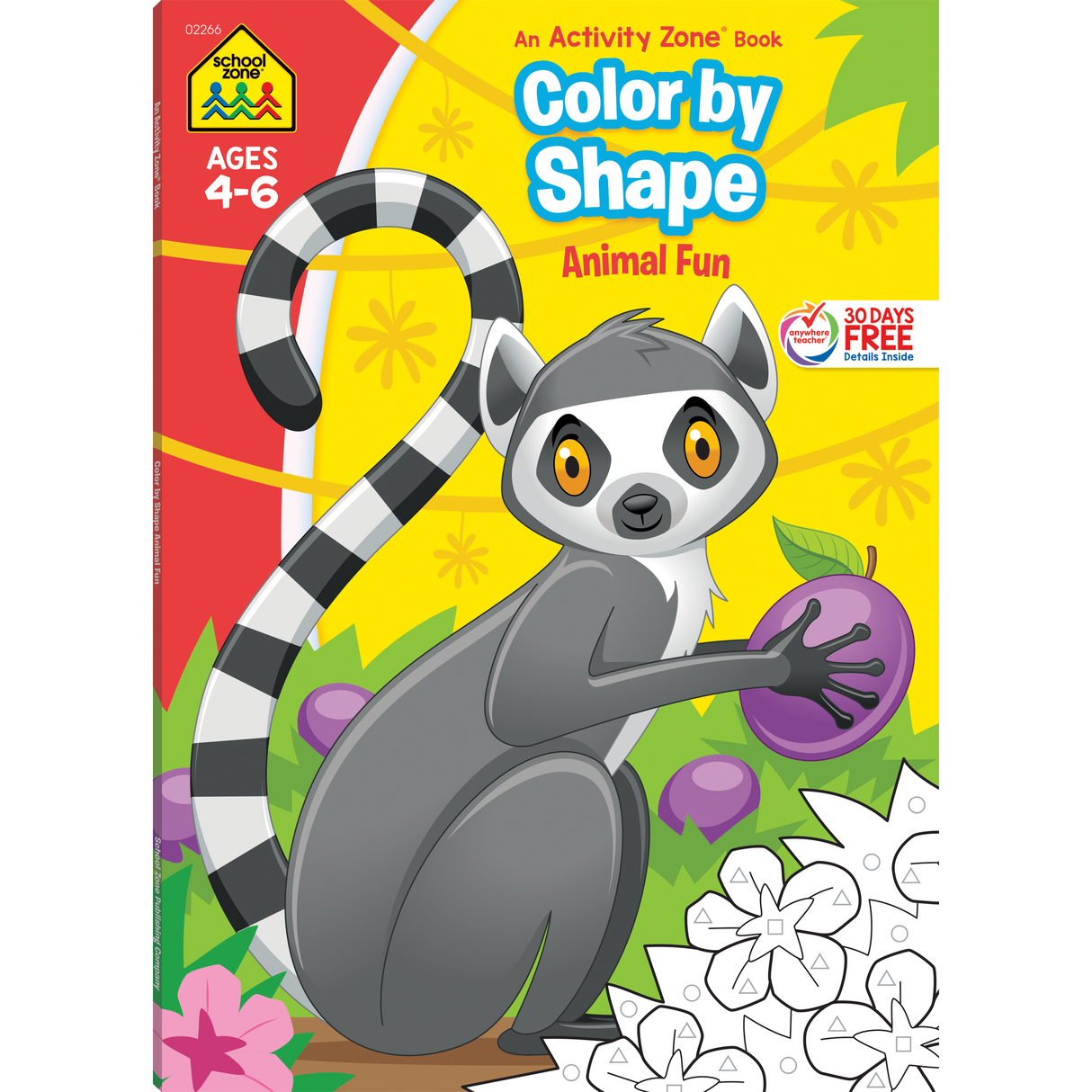 School Zone Color By Shape Animal Fun Workbook-076645022660-LR-353855-1-LR eShop