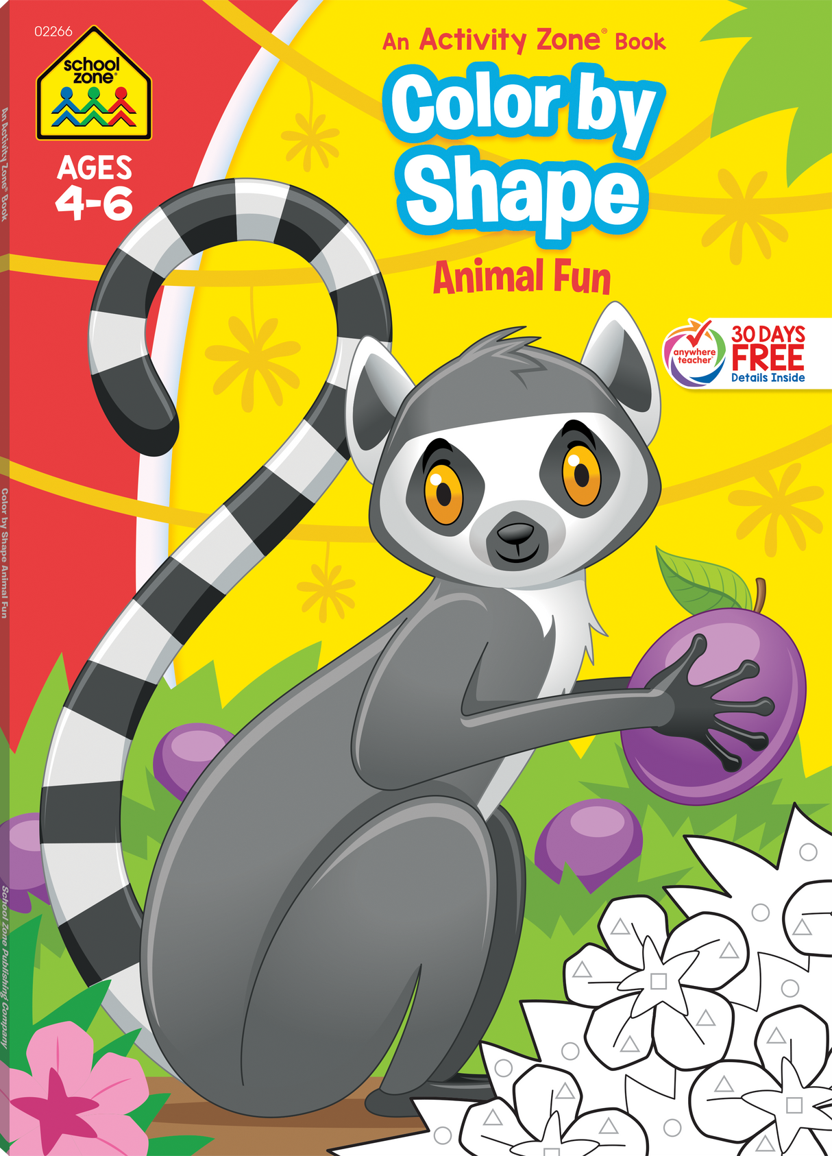 School Zone Color By Shape Animal Fun Workbook-076645022660-LR-353855-1-LR eShop