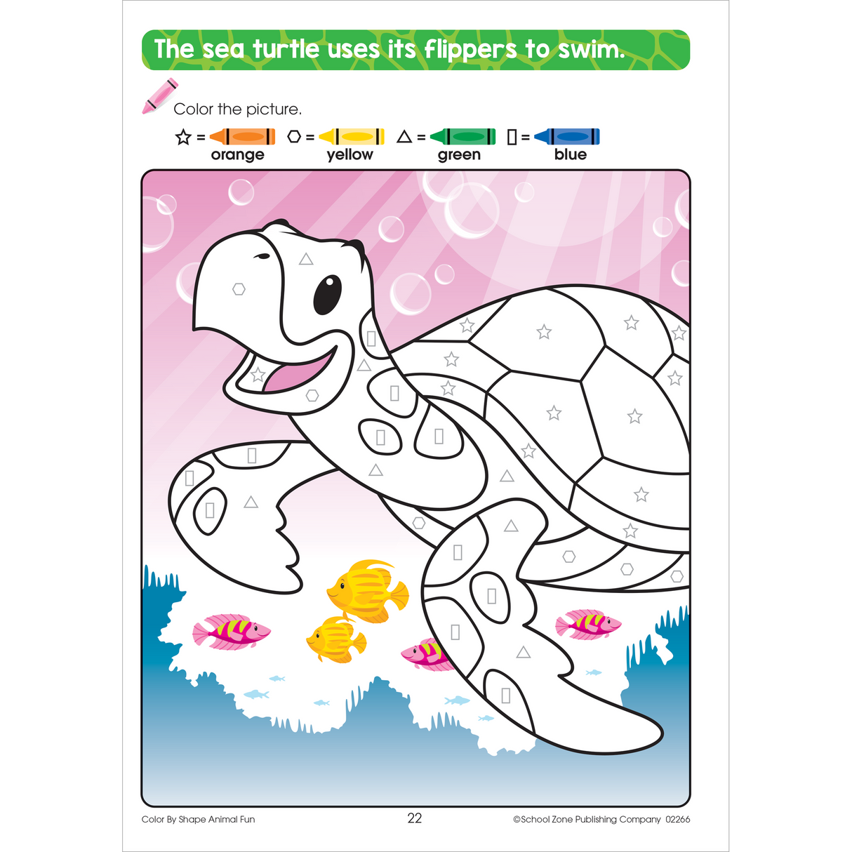School Zone Color By Shape Animal Fun Workbook-076645022660-LR-353855-4-LR eShop