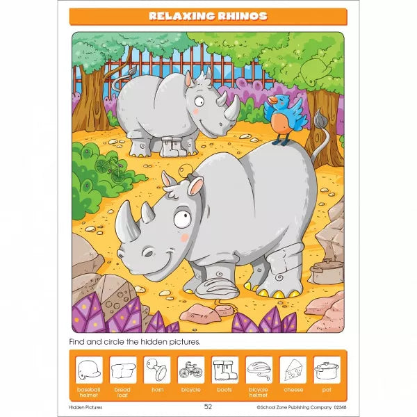 School Zone Hidden Pictures Activity Workbook for Ages 5 and up-076645023483-LR-165127-3-LR eShop