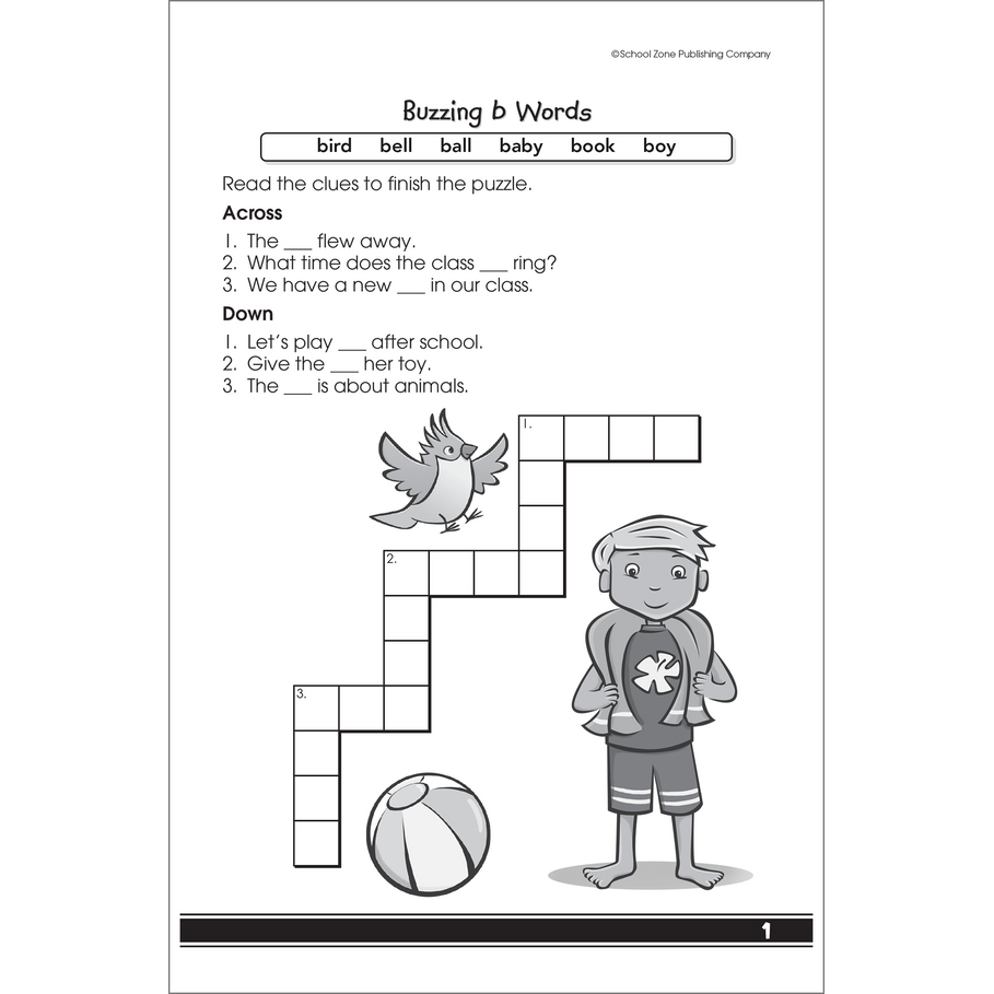 School Zone My First Crosswords Grades 1-2 Workbook-076645027399-LR-287066-2-LR eShop