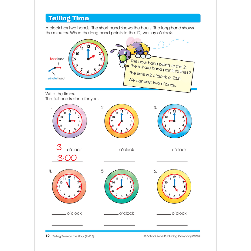 School Zone Time, Money & Fractions Grades 1-2 Workbook-076645020444-LR-140694-3-LR eShop