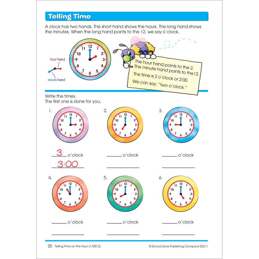 School Zone Time, Money & Fractions Grades 1-2 Workbook-076645022110-LR-232939-3-LR eShop