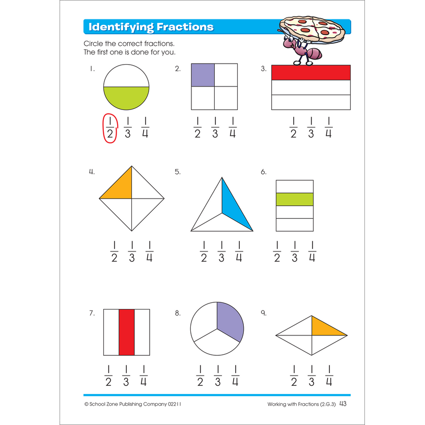 School Zone Time, Money & Fractions Grades 1-2 Workbook-076645022110-LR-232939-4-LR eShop