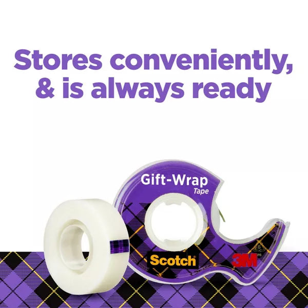 Scotch Gift Wrap Tape with Dispensers, 3 pack-051131707092-LR-179611-8-LR eShop