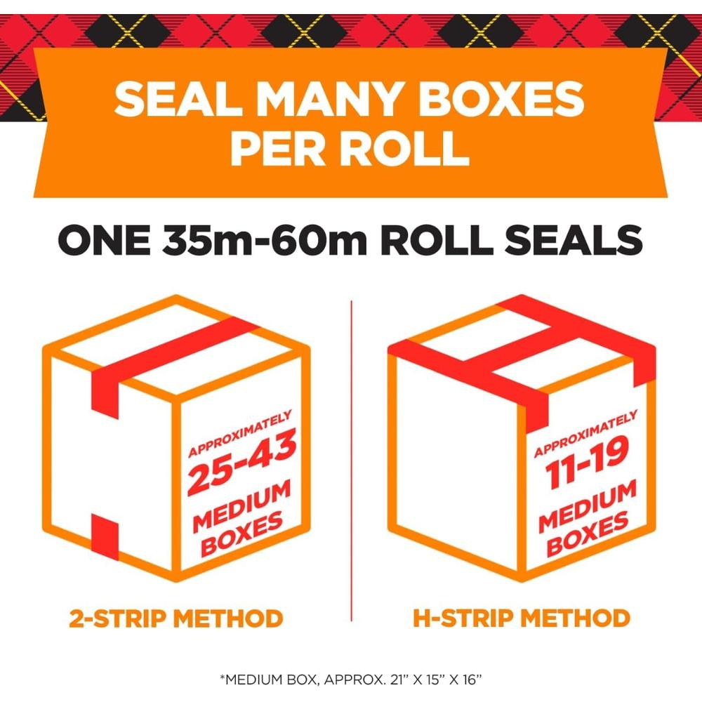 Scotch Long Lasting Packaging Tape Designed to Stay Sealed in Weather Extremes - Clear, 2" x 55 yds-051131645967-LR-179620-3-LR eShop