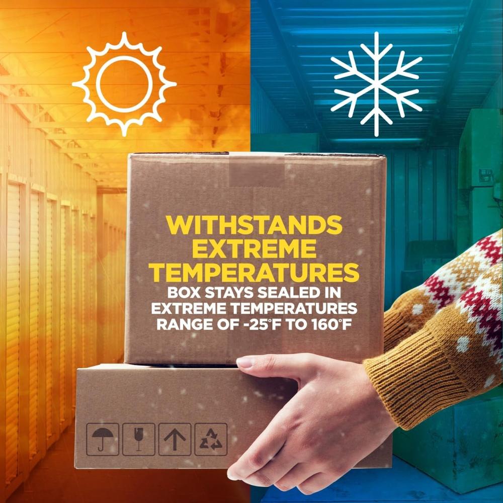 Scotch Long Lasting Packaging Tape Designed to Stay Sealed in Weather Extremes - Clear, 2" x 55 yds-051131645967-LR-179620-6-LR eShop