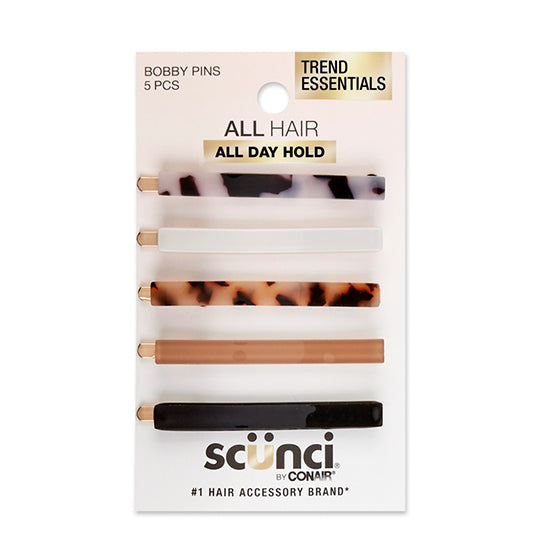 scünci All Day Hold Acrylic Bobby Pins, 5 Count-043194102716-LR-355321-1-LR eShop