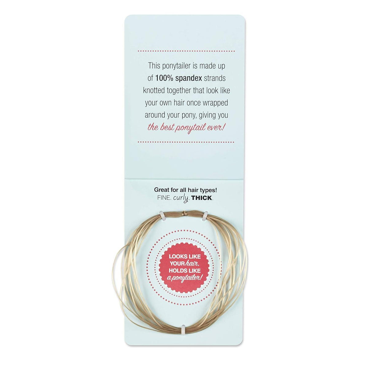 scünci Color Match Multi-Strand Spandex Ponytailer - Blonde-043194703630-LR-337463-2-LR eShop